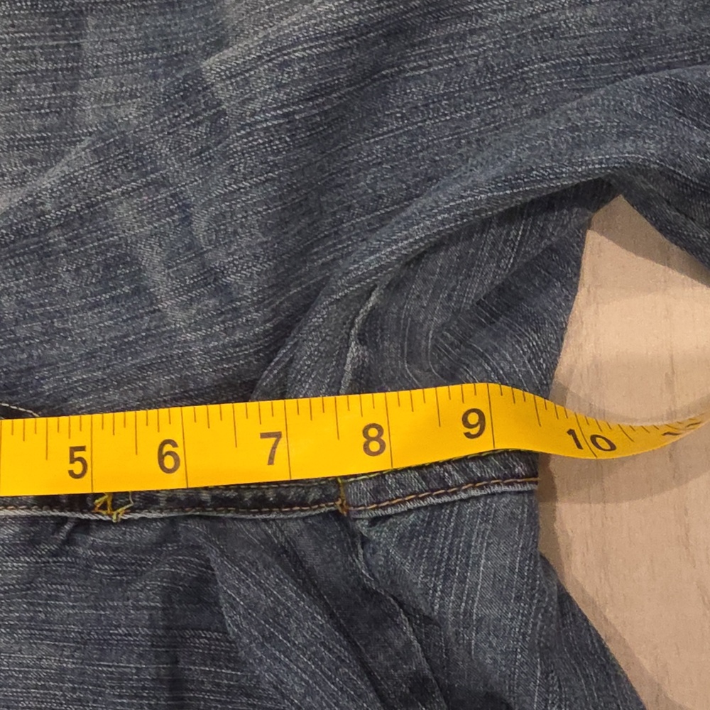 Vanilla Star Women's Size 9 Flare Stretch Medium Wash - Picture 4 of 8